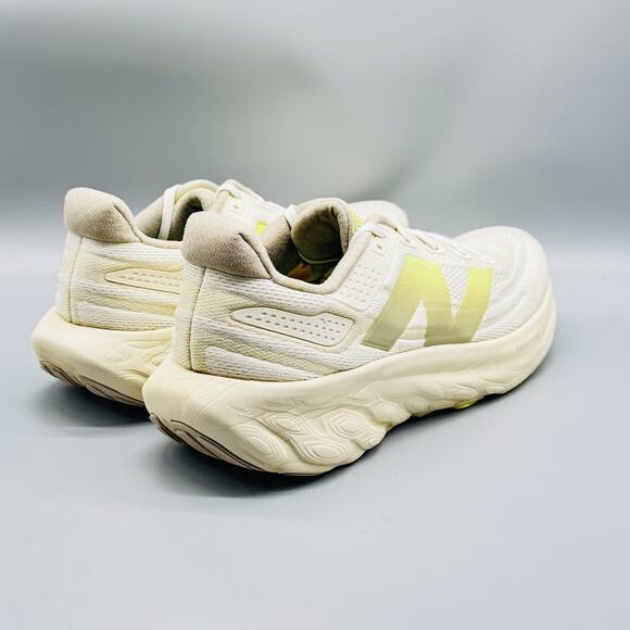 New Balance Shoes Mens 12.5 Ivory Fresh Foam More v4 Max Cushion Running Sneaker main image 10